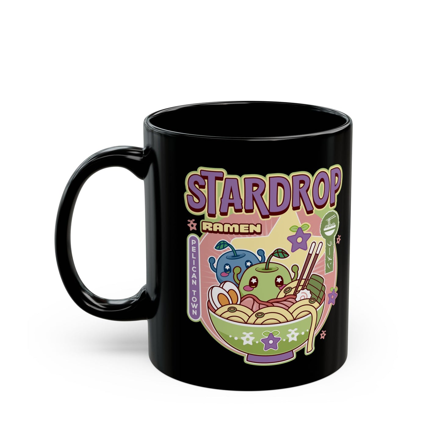 Junimos Ramen Black Mug