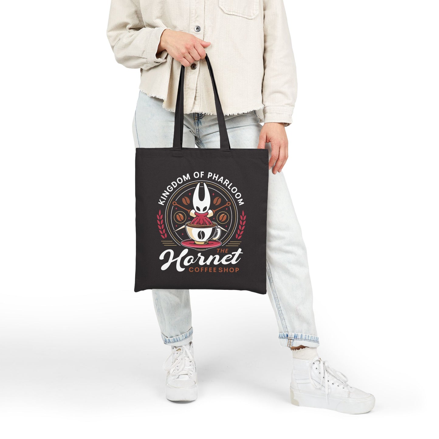 Pharloom Hornet Coffee Crest Canvas Tote Bag