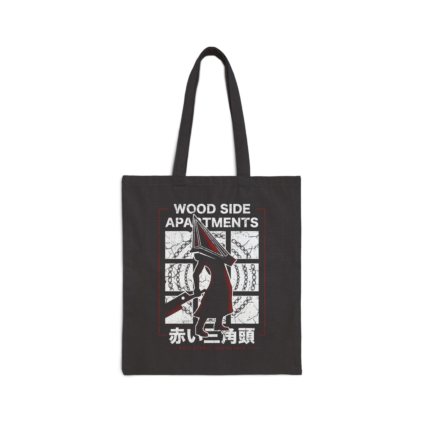 Wood Side Apartments Monster Tote Bag