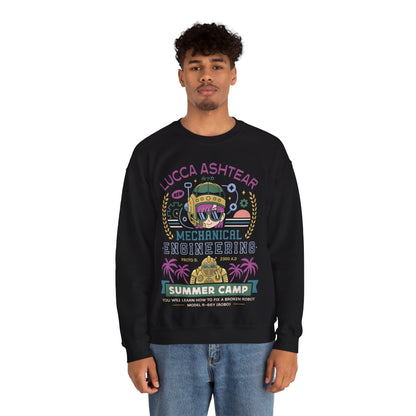 Lucca Ashtear Summer Camp Unisex Crewneck Sweatshirt