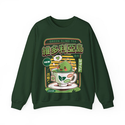 Ramuramu Valley Green Tea Unisex Crewneck Sweatshirt