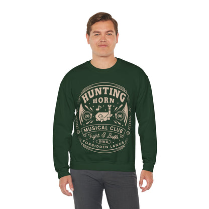 Hunting Horn Musical Club Unisex Crewneck Sweatshirt