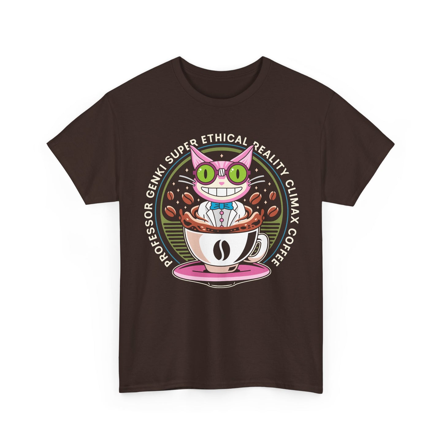 Steelport Cat Coffee Emblem Unisex T-Shirt