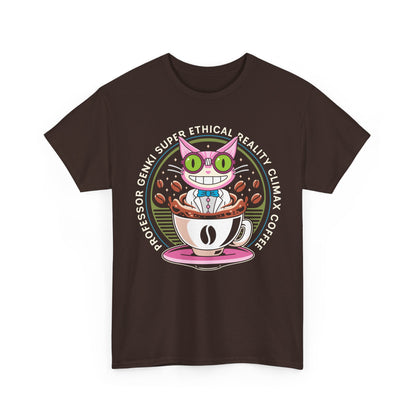 Steelport Cat Coffee Emblem Unisex T-Shirt