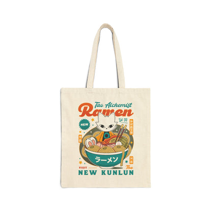 The Mysterious Alchemist Ramen Cotton Canvas Tote Bag