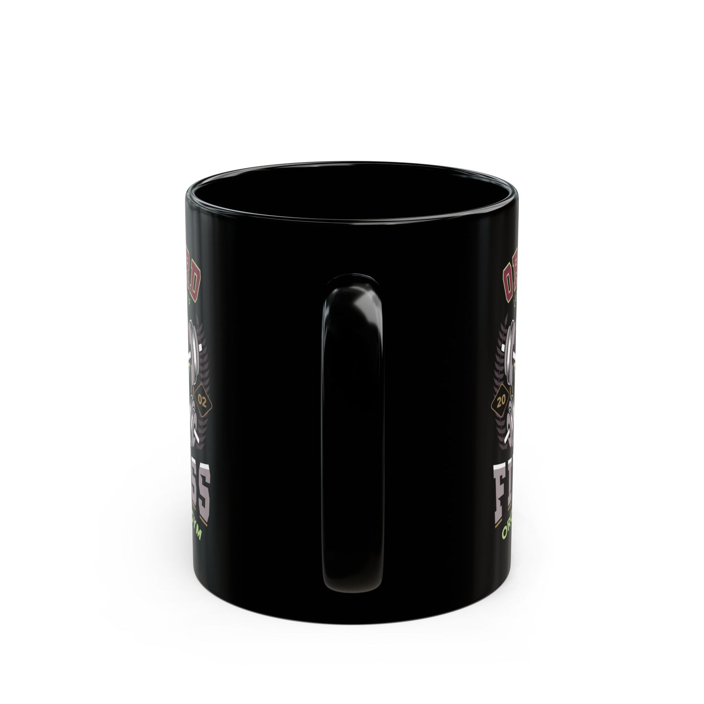 Geffen Orc Village Fitness Black Mug
