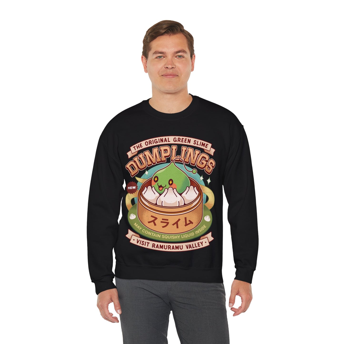 Ramuramu Valley Dumplings Vintage Crewneck Sweatshirt