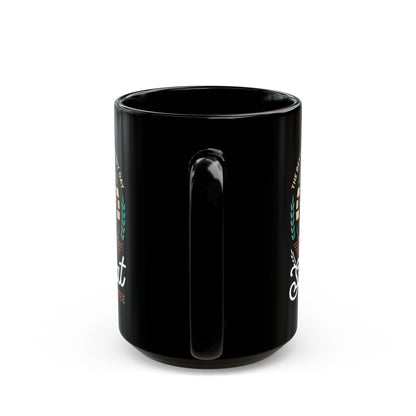 Slugcat Coffee Emblem Black Mug