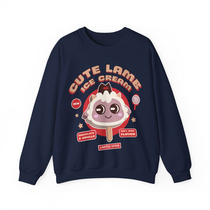 Lamb Ice Cream Unisex Crewneck Sweatshirt