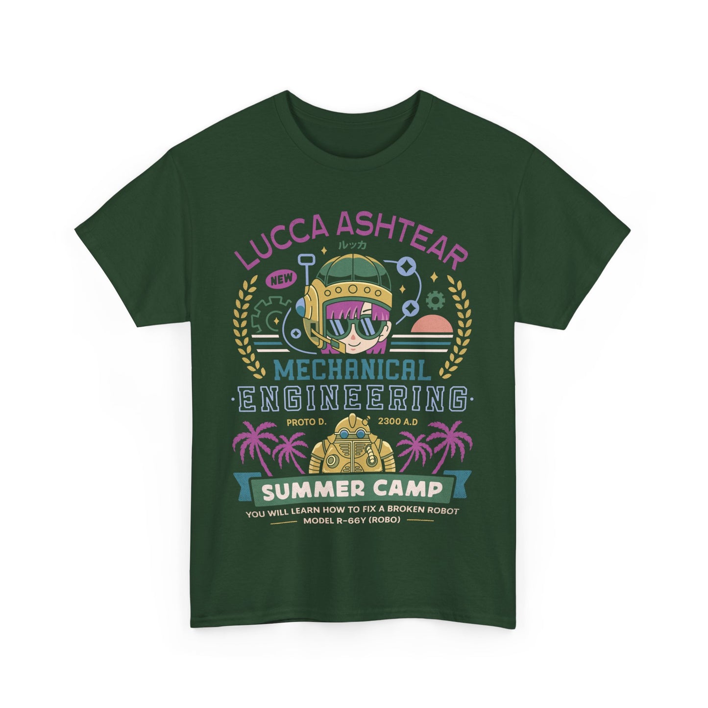 Lucca Ashtear Summer Camp Unisex T-Shirt