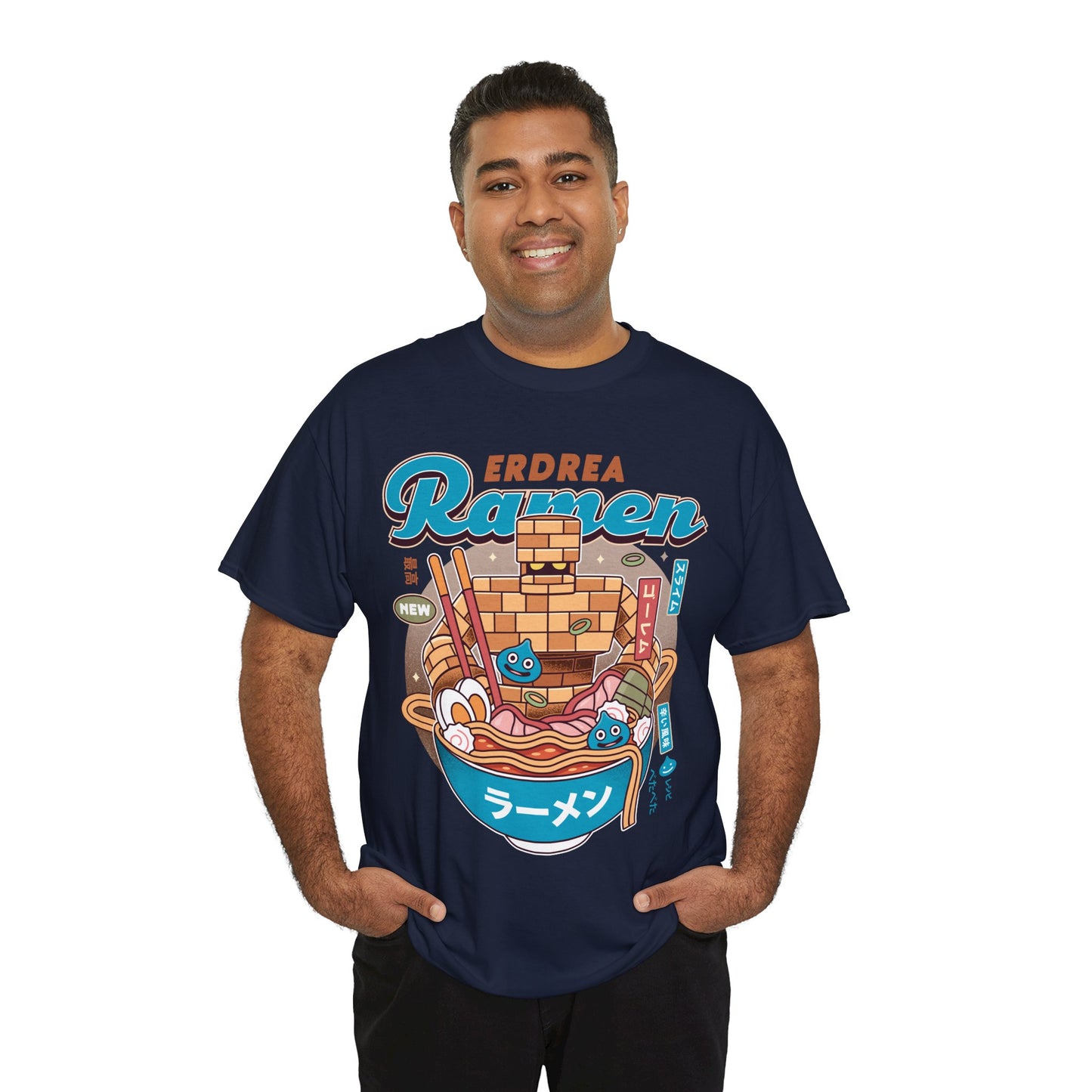 Erdrea Monsters Ramen Vintage Unisex T-Shirt