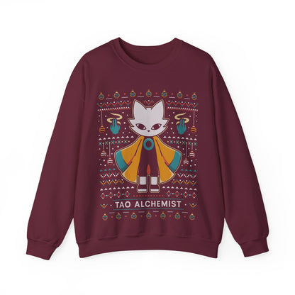 Mysterious Alchemist Ugly Sweater Crewneck Sweatshirt
