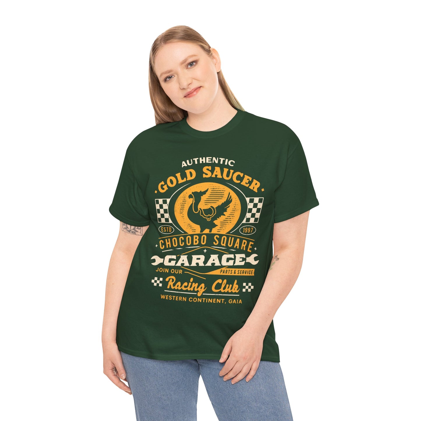 Gold Saucer Garage Vintage Unisex T-Shirt