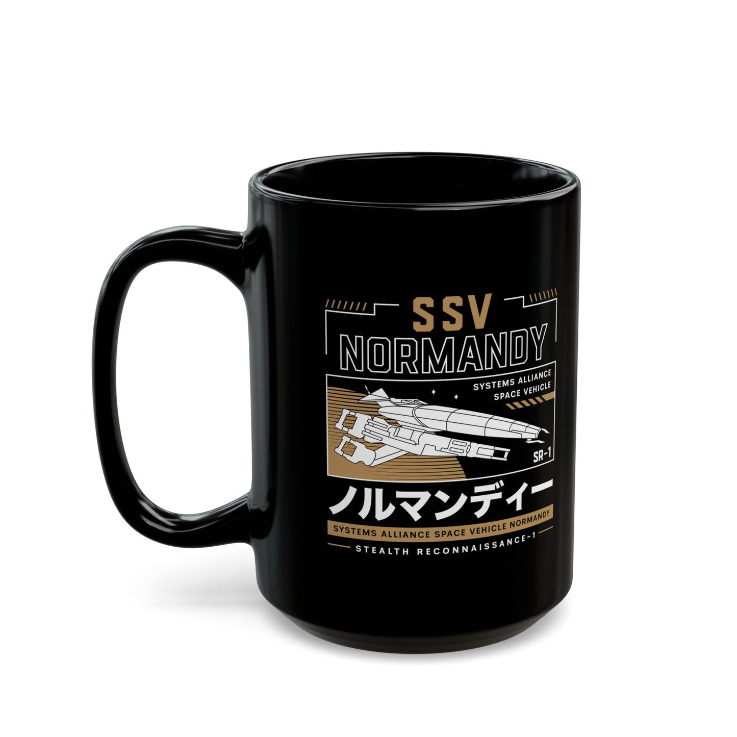 Ssv Normandy Aesthetic Black Mug