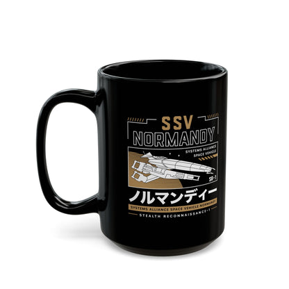 Ssv Normandy Aesthetic Black Mug