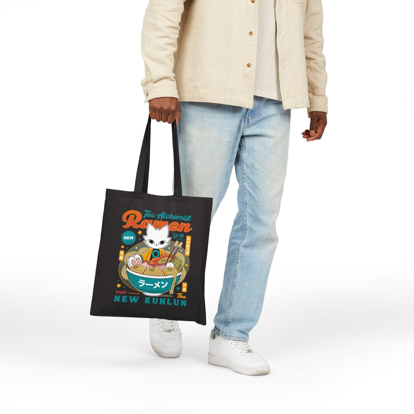 The Mysterious Alchemist Ramen Cotton Canvas Tote Bag