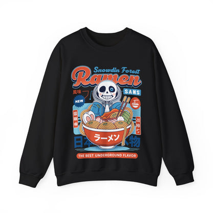 Snowdin Forest Ramen Vintage Unisex Crewneck Sweatshirt