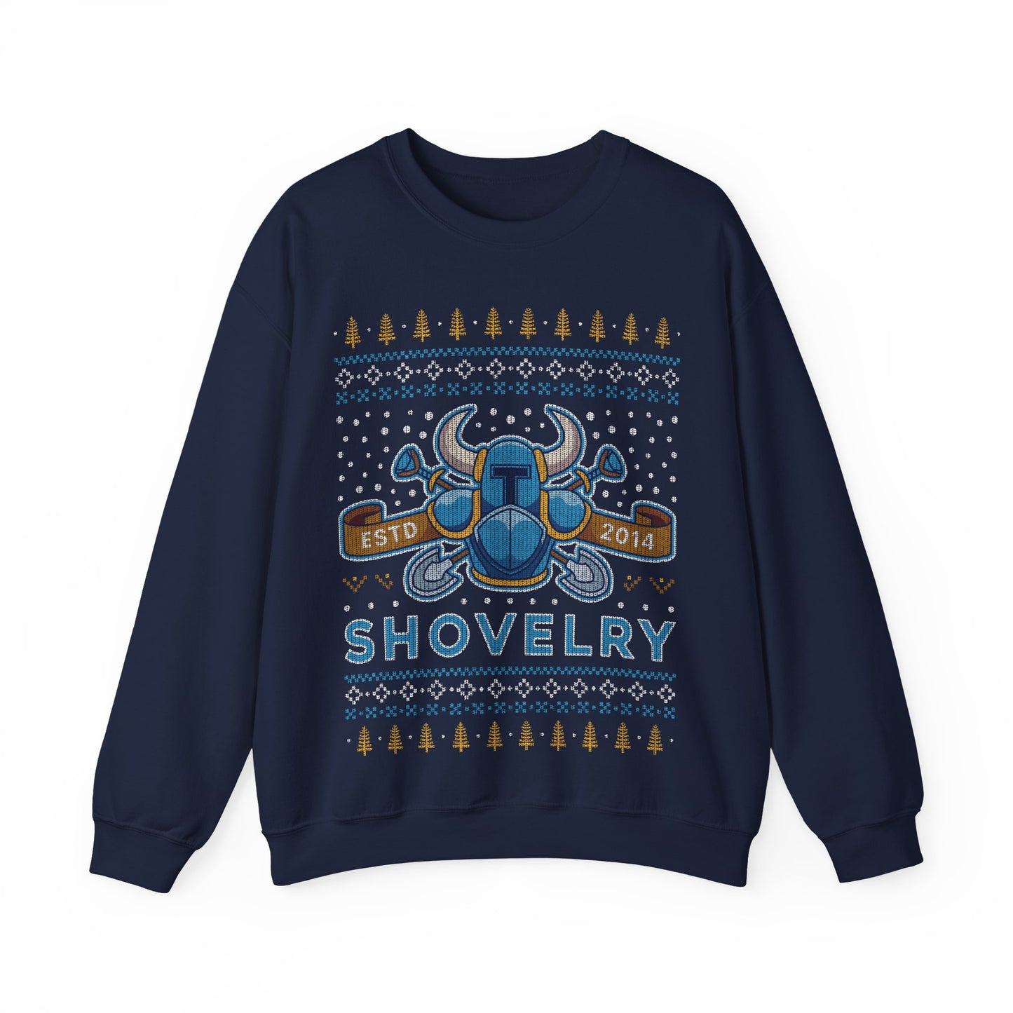 Shovelry Ugly Sweater Unisex Crewneck Sweatshirt