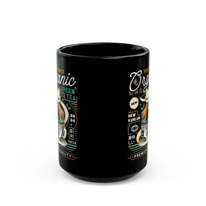Mysterious Alchemist Green Tea Black Mug