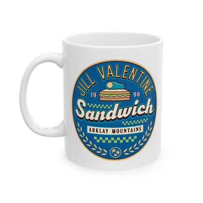 Jill Valentine Sandwich Ceramic Mug