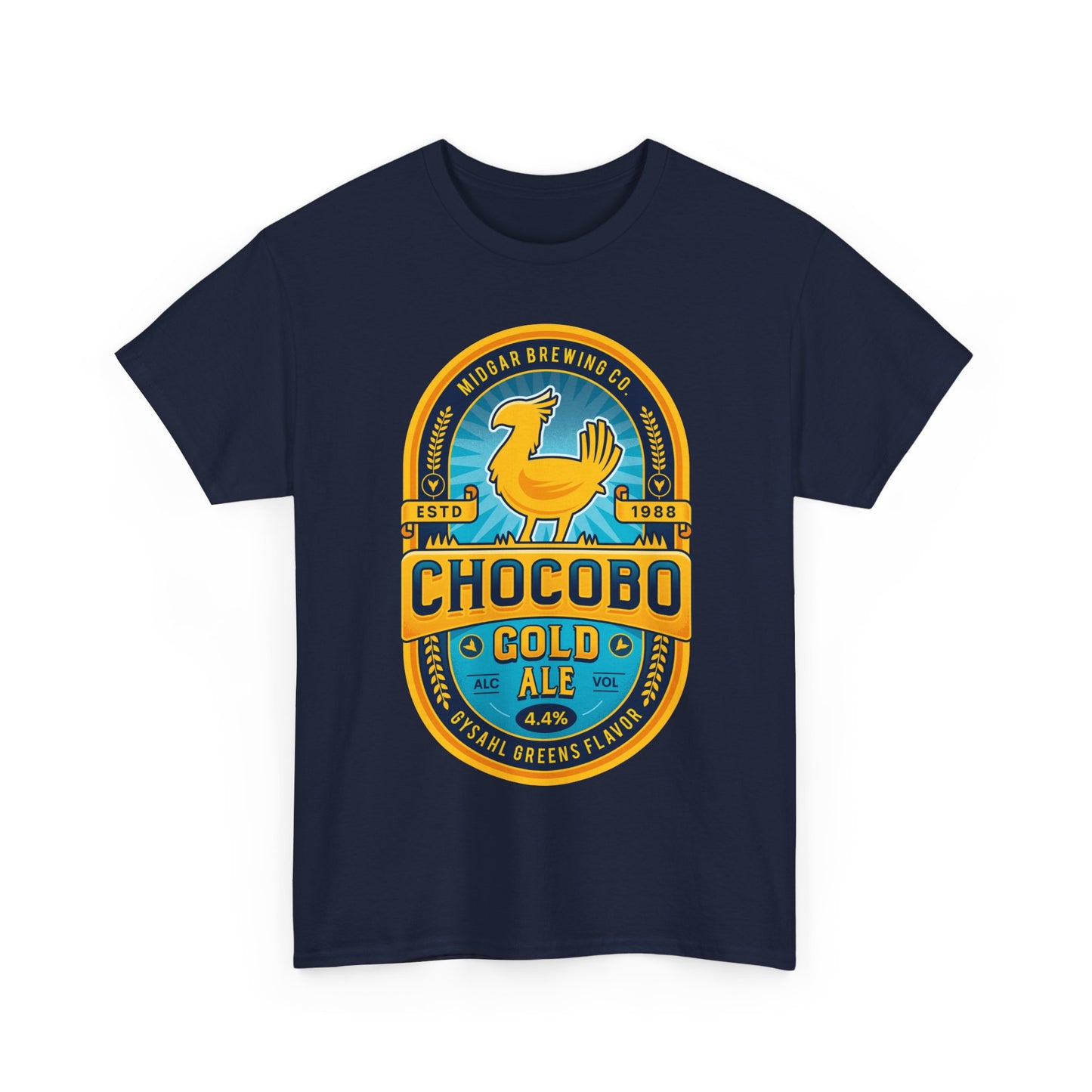 Chocobo Gold Beer Emblem Unisex T-Shirt