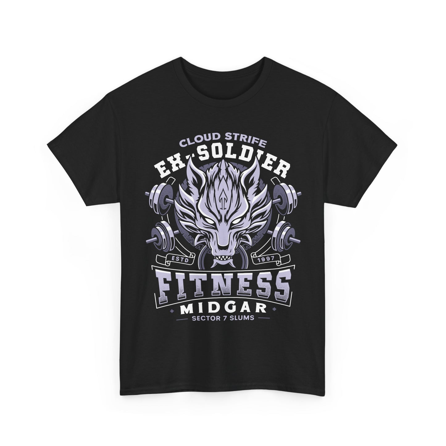 Strife Midgar Fitness Emblem Unisex T-Shirt