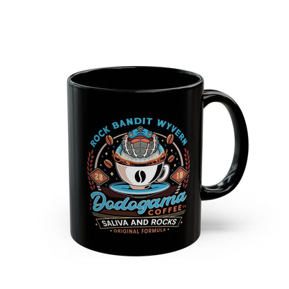 Dodogama Coffee Emblem Black Mug