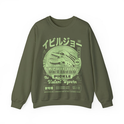 Deviljho Pickle Grunge Unisex Crewneck Sweatshirt