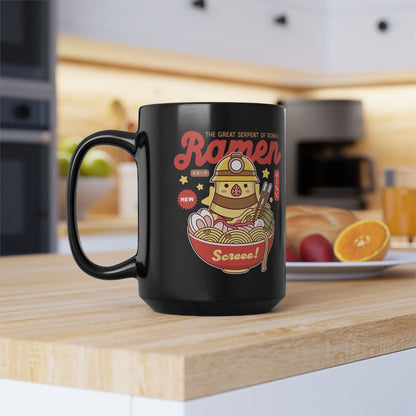 Serpent Of Ronka Ramen Black Mug