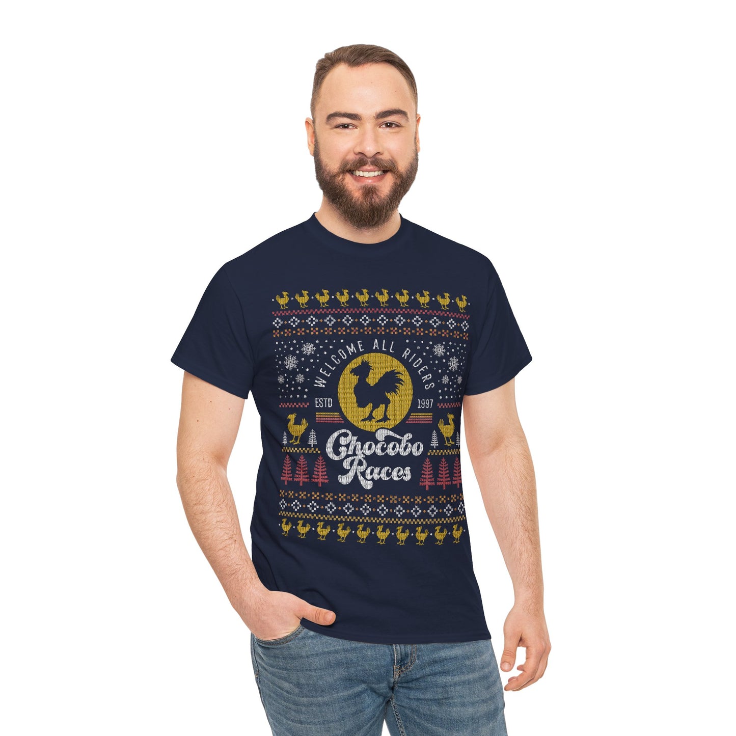 Chocobo Races Ugly Sweater Unisex T-Shirt