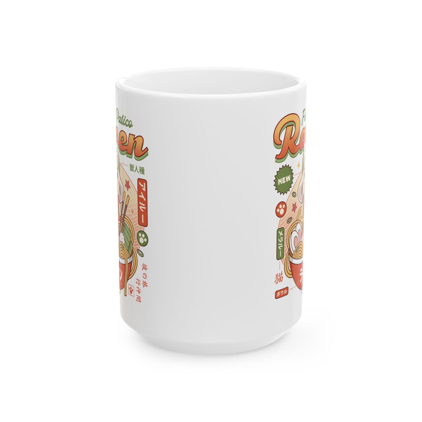 Felyne Palico Ramen Ceramic Mug