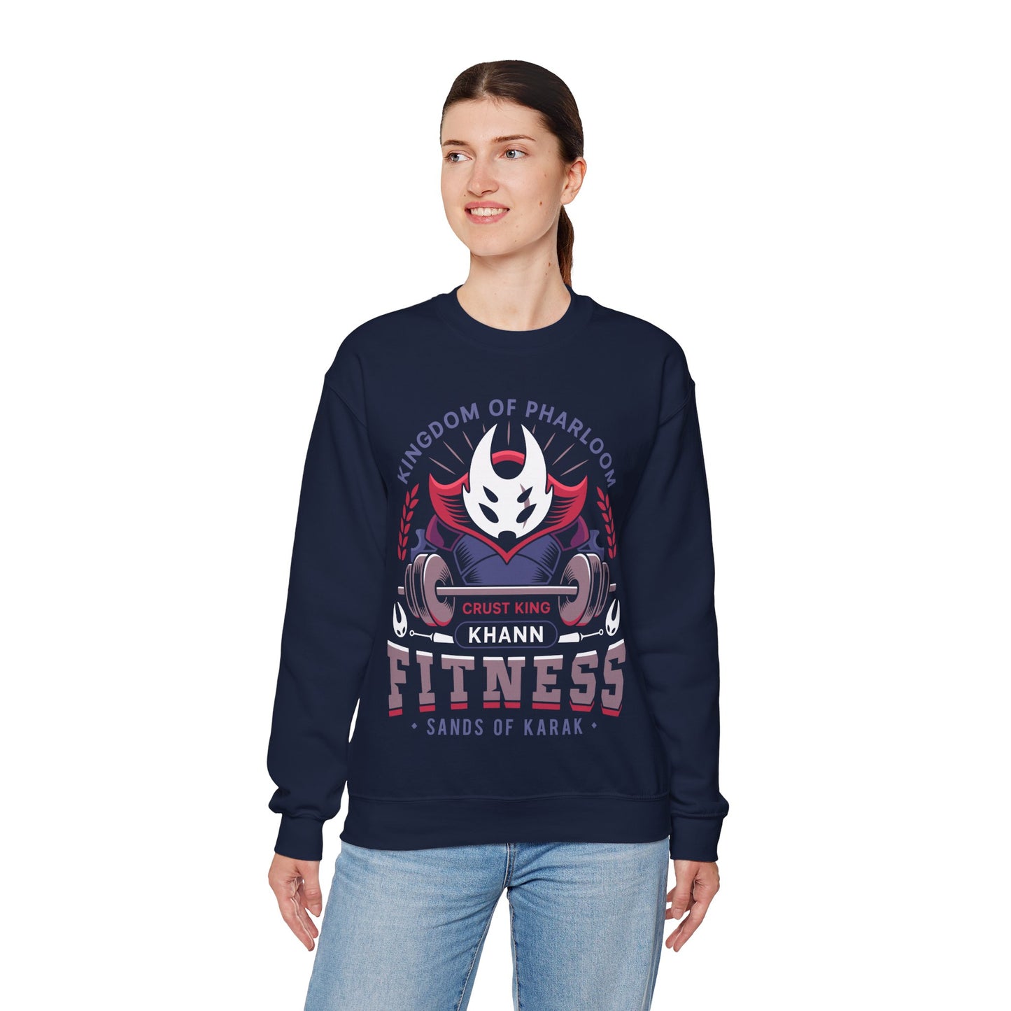 Pharloom Fitness Emblem Unisex Crewneck Sweatshirt