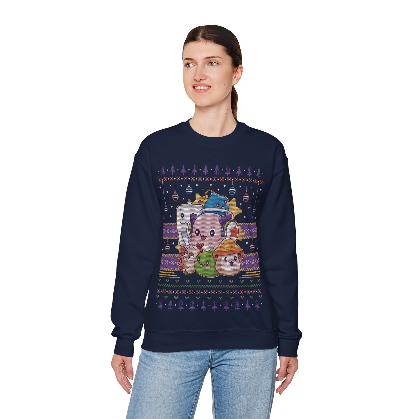 Maple World Ugly Sweater Unisex Crewneck Sweatshirt