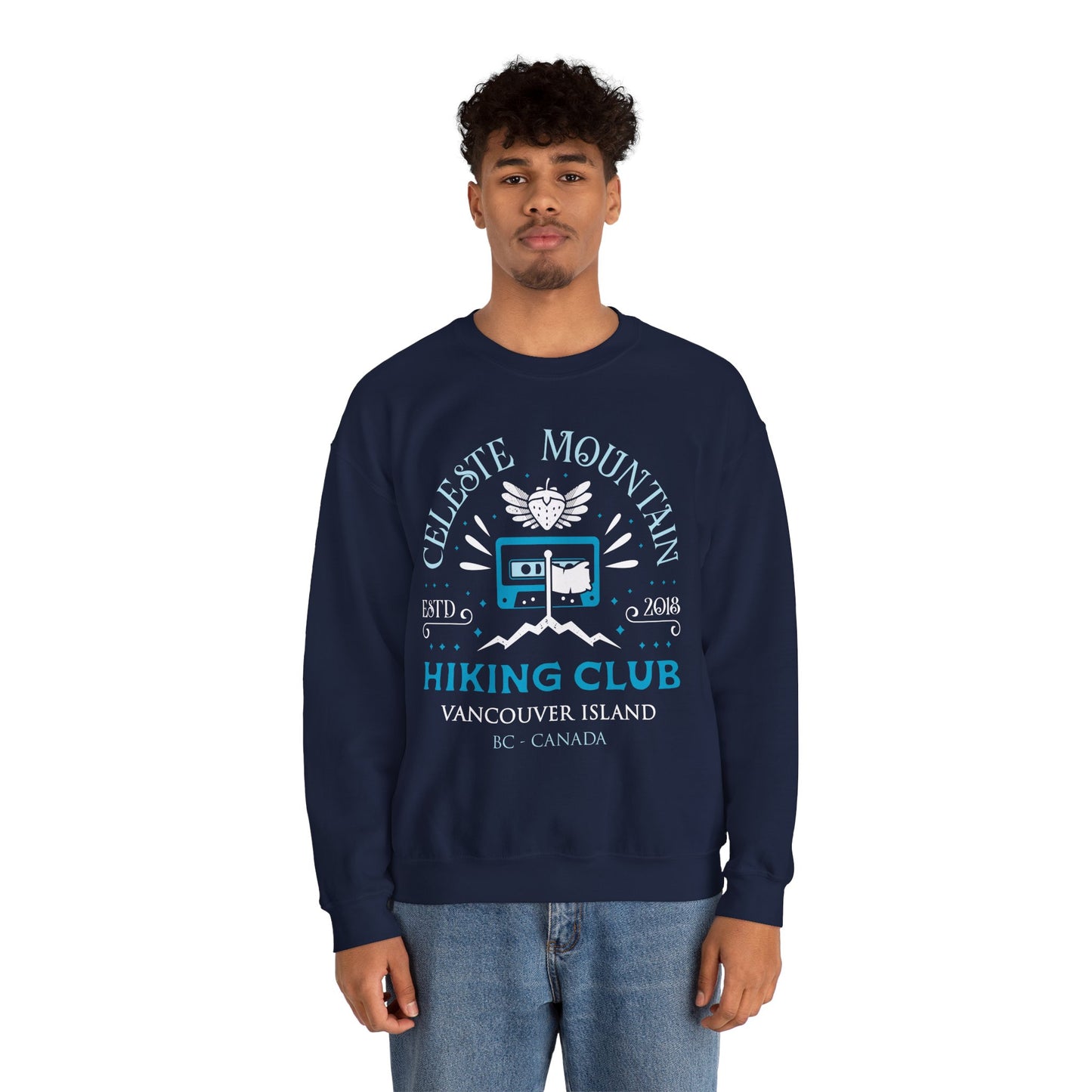 Celeste Mountain Hiking Club Unisex Crewneck Sweatshirt
