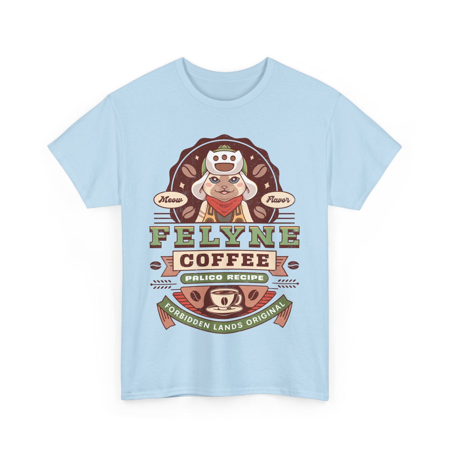 Felyne Palico Coffee Vintage Unisex T-Shirt