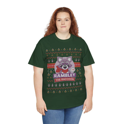 Rambley Raccoon Ugly Sweater Unisex T-Shirt