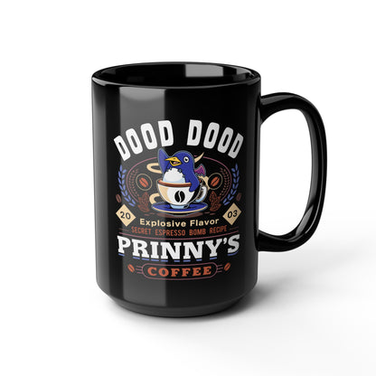 Prinny Dood Coffee Emblem Black Mug
