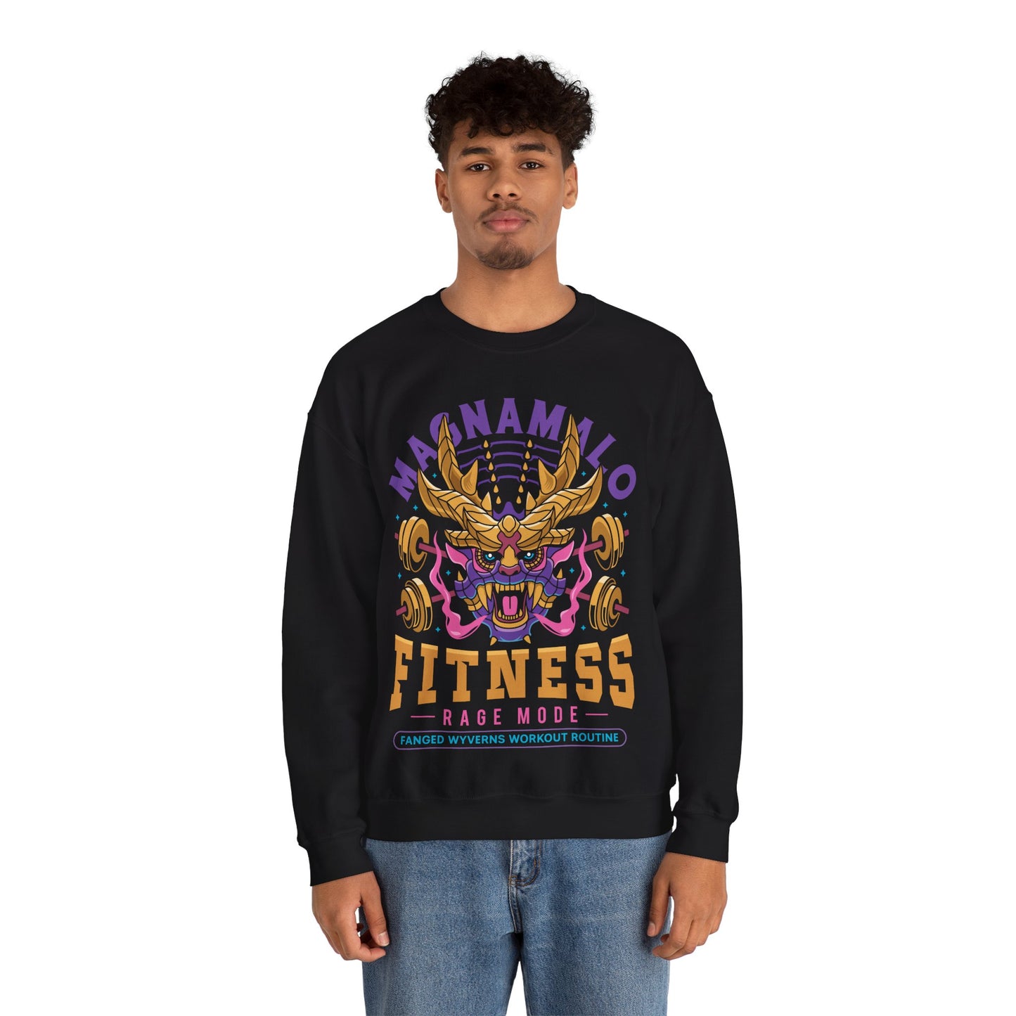 Magnamalo Fitness Crewneck Sweatshirt