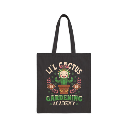 Lil Cactus Gardening Academy Tote Bag
