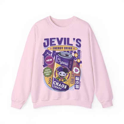Jevil Energy Drink Unisex Crewneck Sweatshirt
