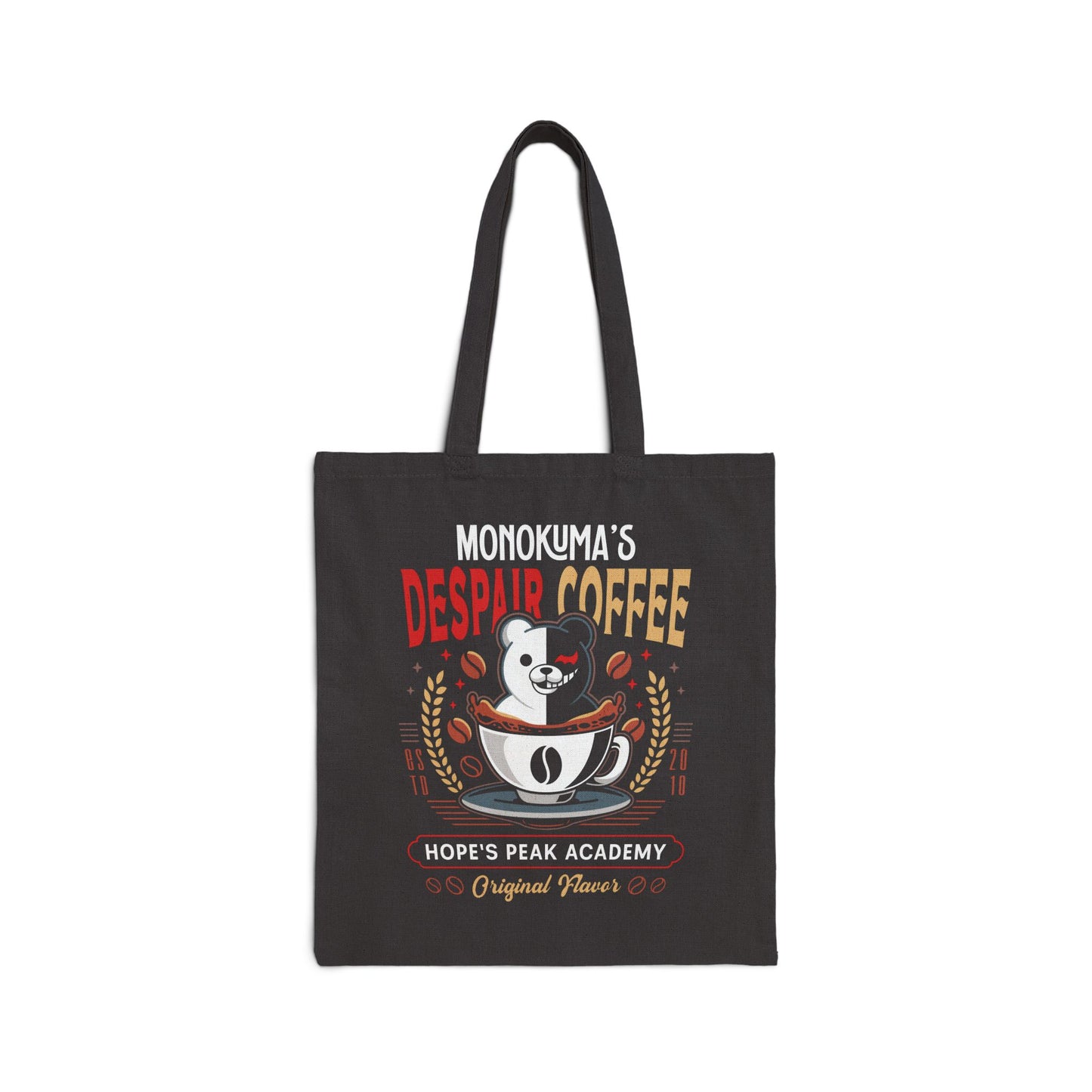 Hopes Peak Academy Coffee Crest Tote Bag