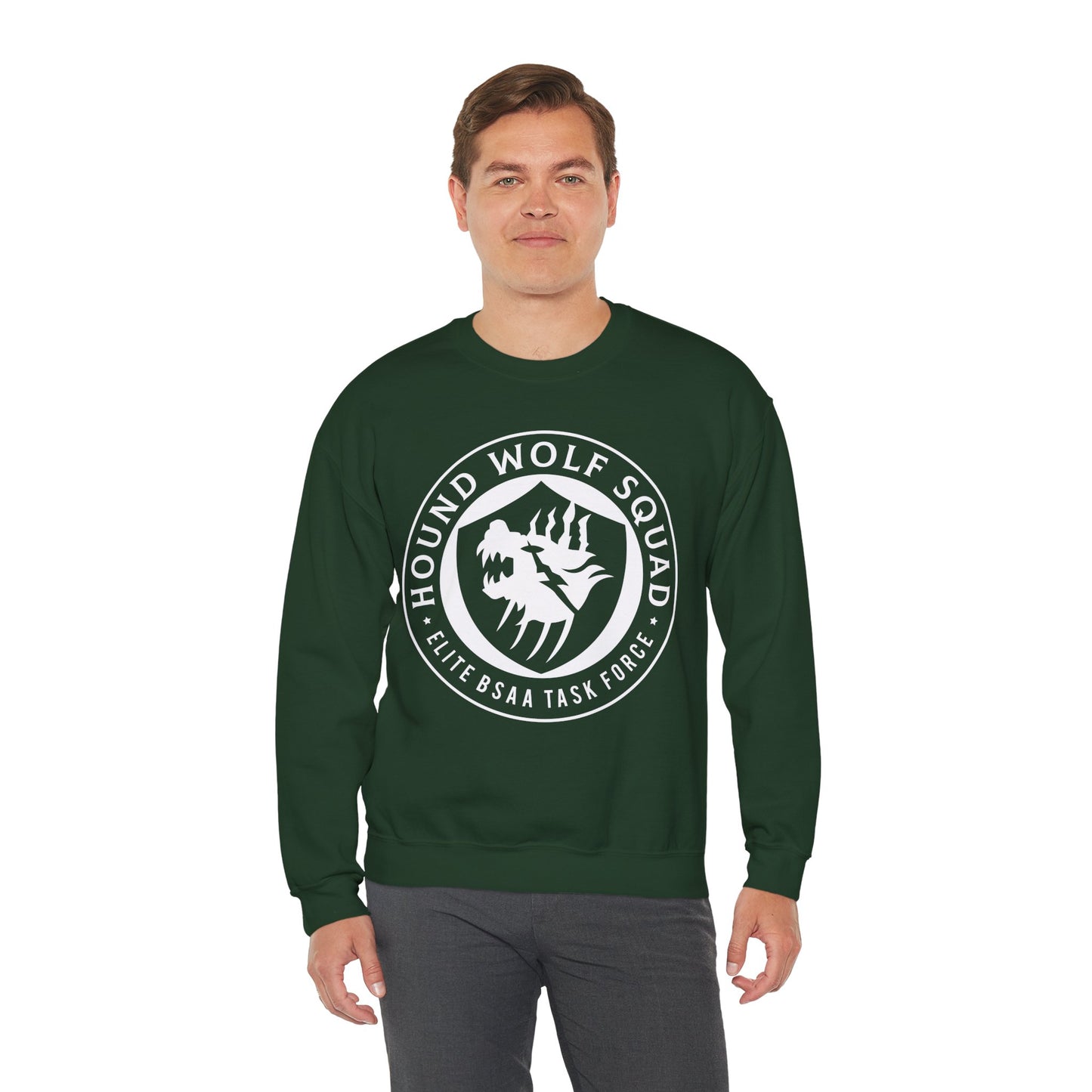 Hound Wolf Squad Crest Crewneck Sweatshirt