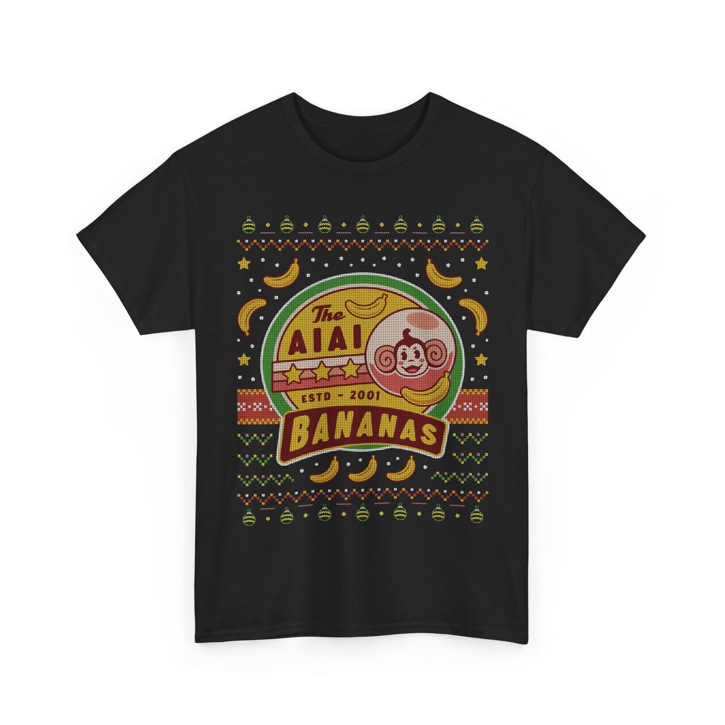 Aiai Bananas Ugly Sweater Unisex T-Shirt