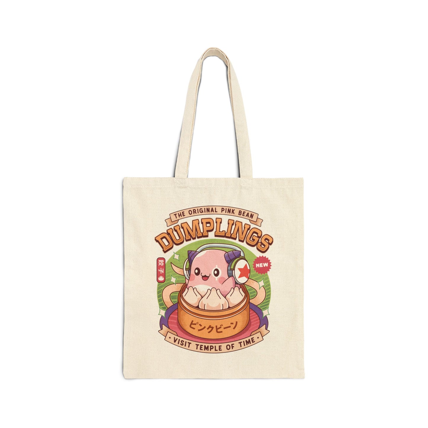 Pink Bean Dumplings Vintage Tote Bag
