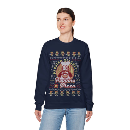 Peppino Pizza Ugly Sweater Unisex Crewneck Sweatshirt