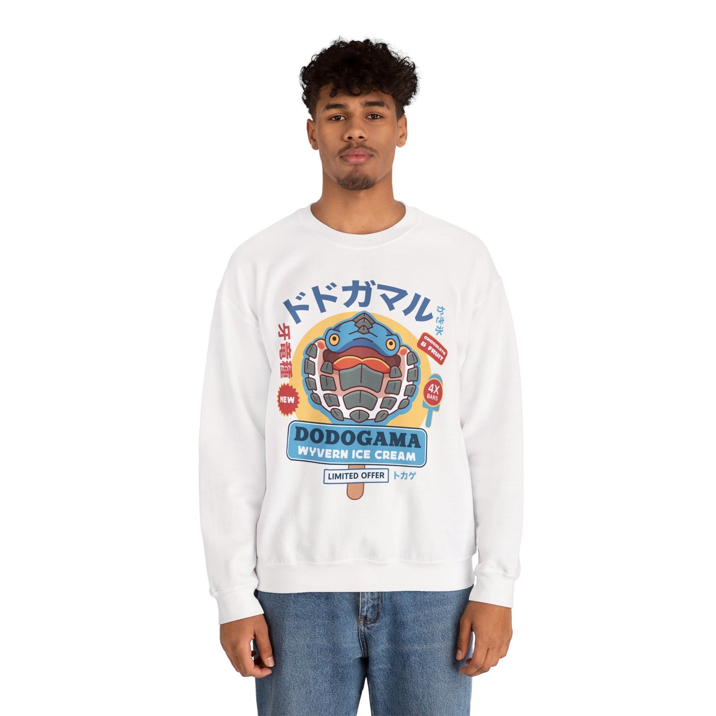 Dodogama Ice Cream Unisex Crewneck Sweatshirt