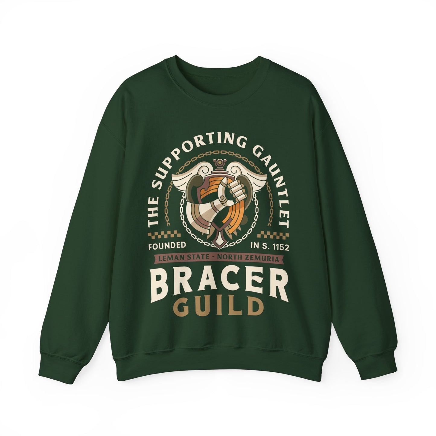 Bracers Guild Leman Crest Unisex Crewneck Sweatshirt