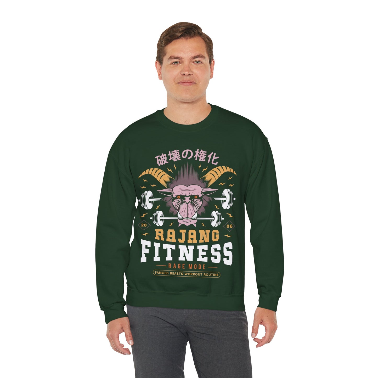 Rajang Fitness Unisex Crewneck Sweatshirt