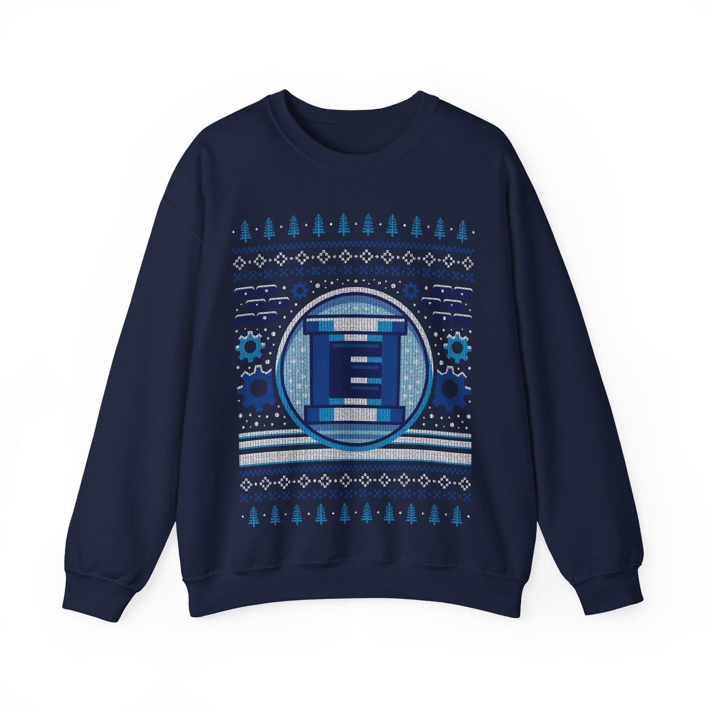 E Tank Ugly Sweater Unisex Crewneck Sweatshirt