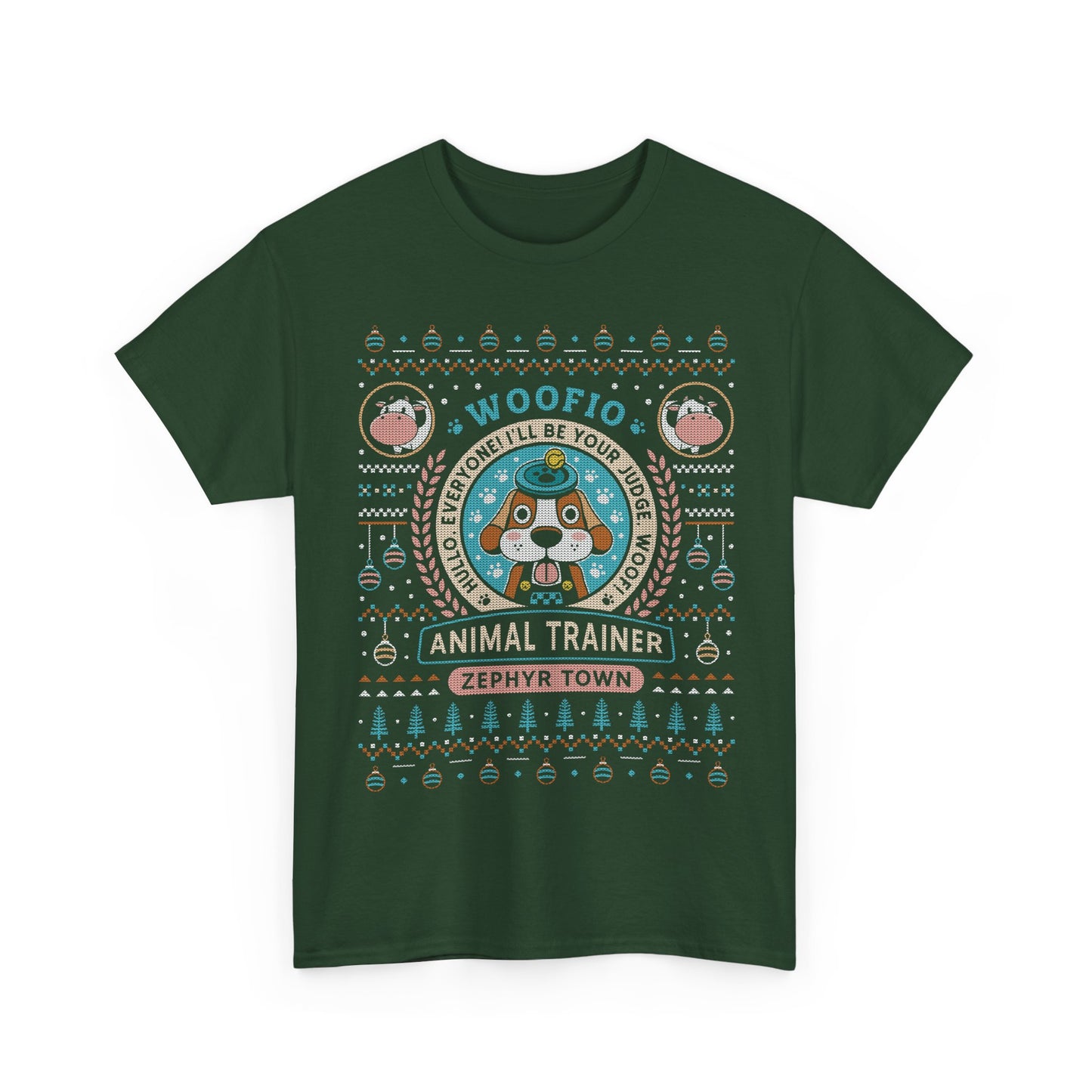 Woofio Zephyr Town Ugly Sweater Unisex T-Shirt